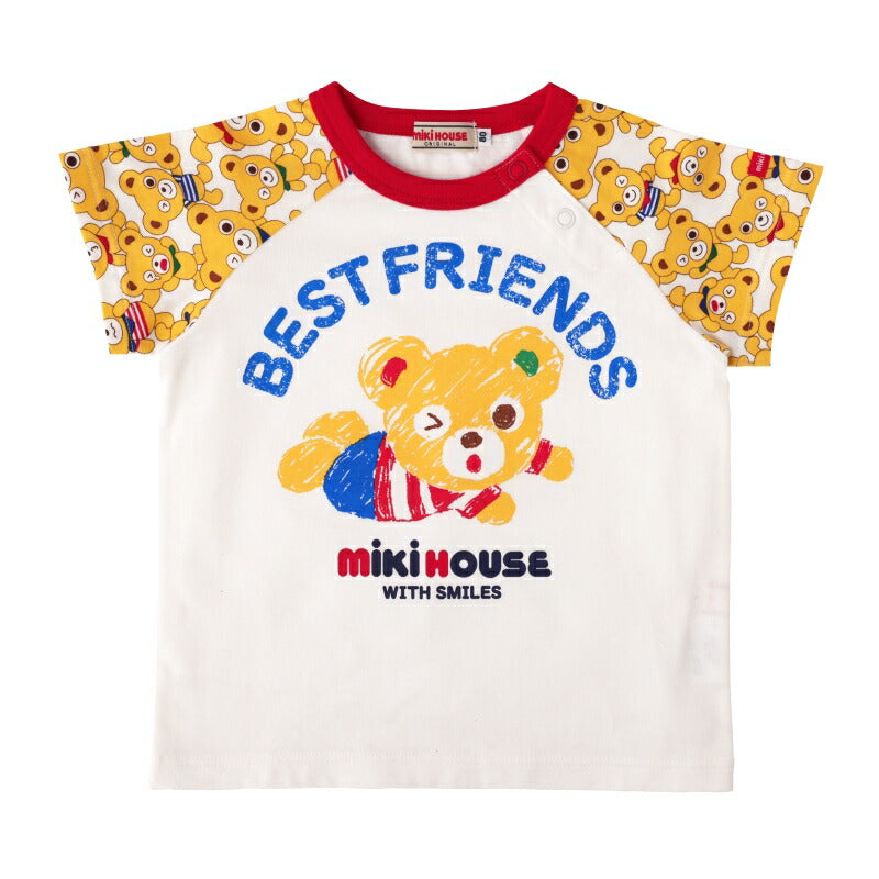 MIKI HOUSE Bear Short-Sleeve T-shirt no-3092-a