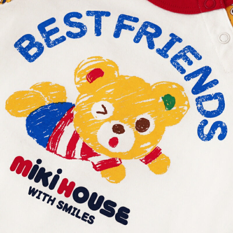MIKI HOUSE Bear Short-Sleeve T-shirt no-3092-a