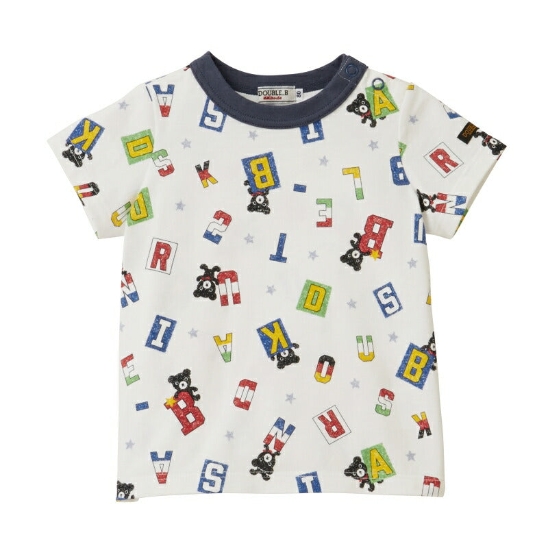 MIKI HOUSE Double B Bear Short-Sleeve T-shirt no-3096-a