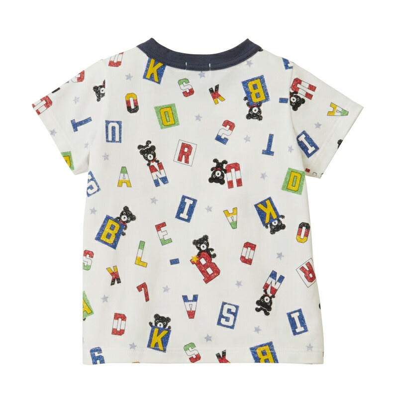 MIKI HOUSE Double B Bear Short-Sleeve T-shirt no-3096