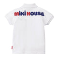 MIKI HOUSE Logo Print Made in Japan Short-Sleeve Polo Shirt no-3148