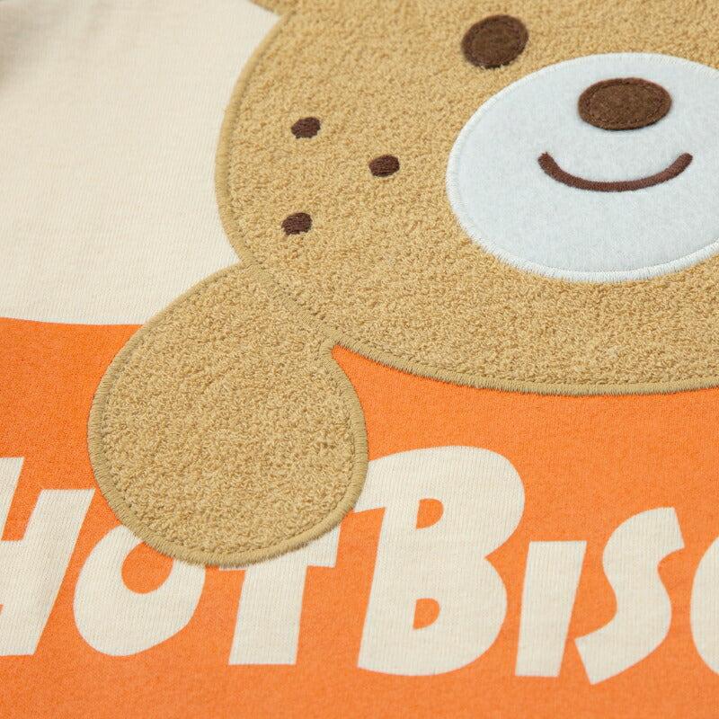 MIKI HOUSE Hot Biscuits Logo Long-Sleeve T-shirt no-3160