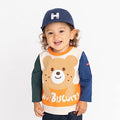 MIKI HOUSE Hot Biscuits Logo Long-Sleeve T-shirt no-3160