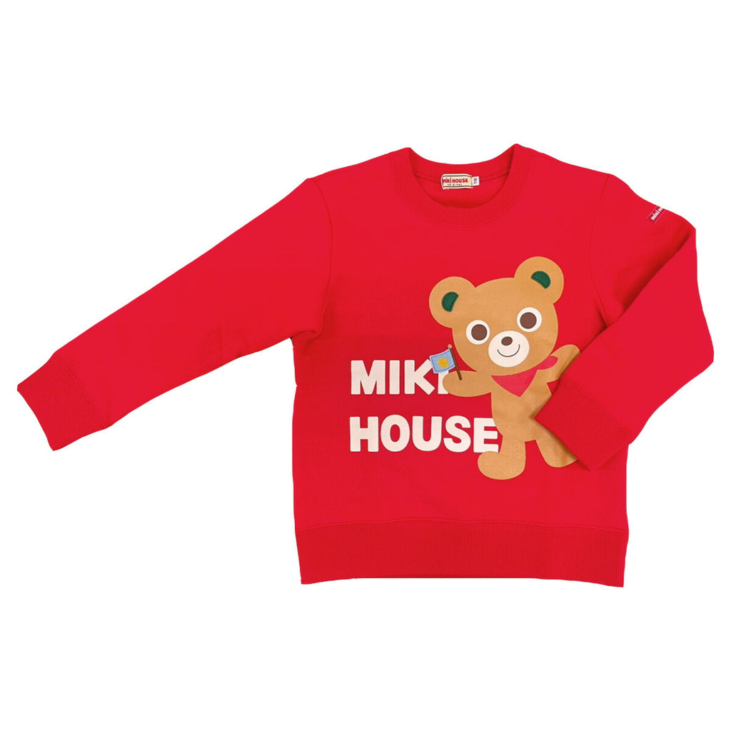 MIKI HOUSE Bear Bunny Made in Japan Sweatshirt no-3182