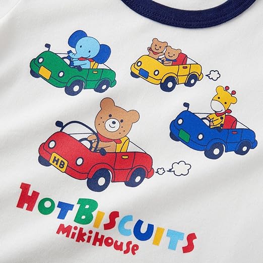 MIKI HOUSE Hot Biscuits Pajamas no-3216