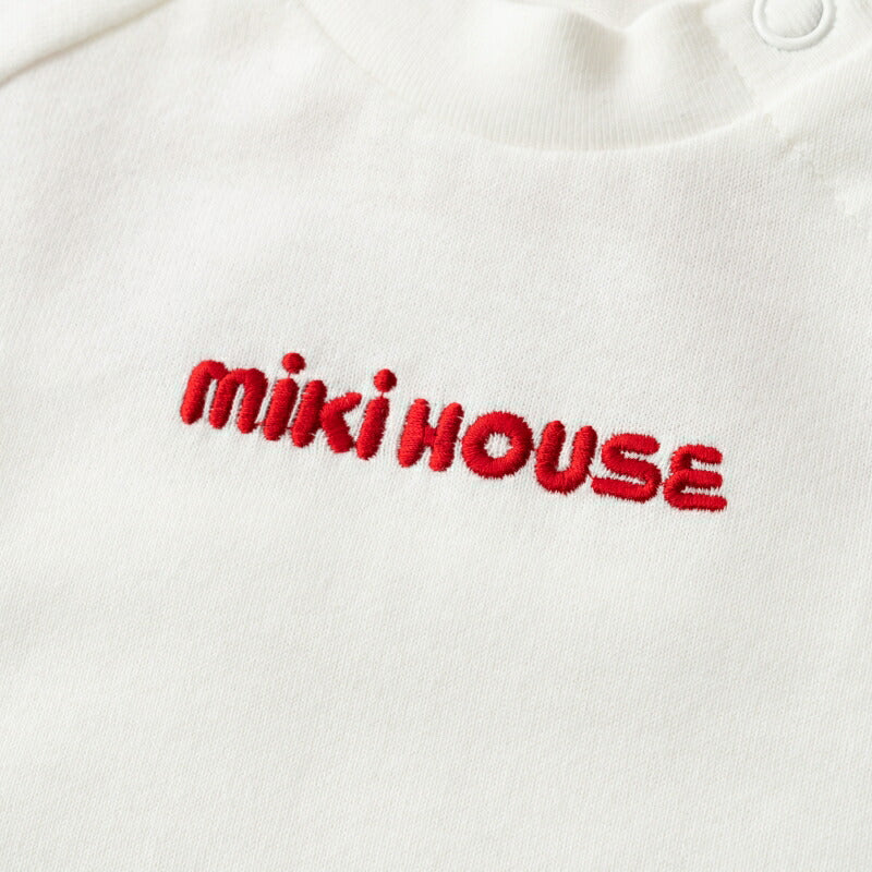 MIKI HOUSE Back Logo Made in Japan Short-Sleeve T-shirt no-3234
