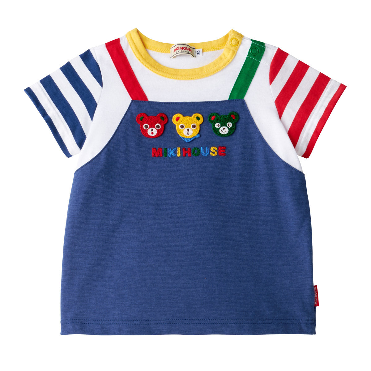 MIKI HOUSE Made in Japan Short-Sleeve T-shirt no-3238