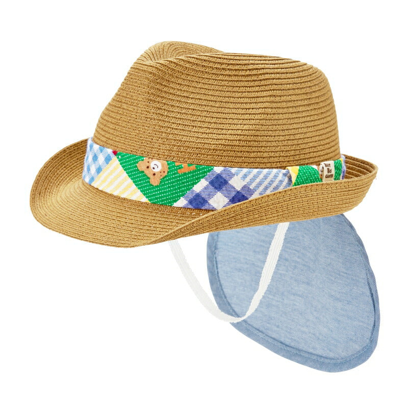MIKI HOUSE Hot Biscuits UV Protection Hat no-3248