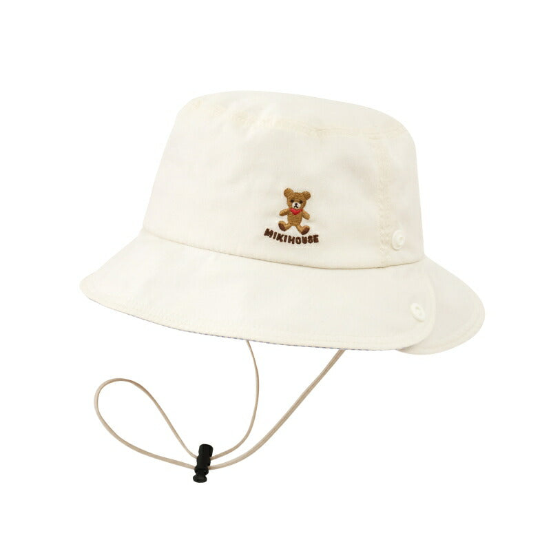 MIKI HOUSE UV Protection Bear Hat no-3247