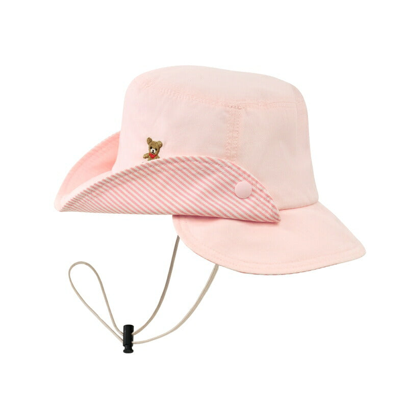 MIKI HOUSE UV Protection Bear Hat no-3247