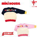 MIKI HOUSE Logo Bear Bunny Made in Japan Sweatshirt no-3262