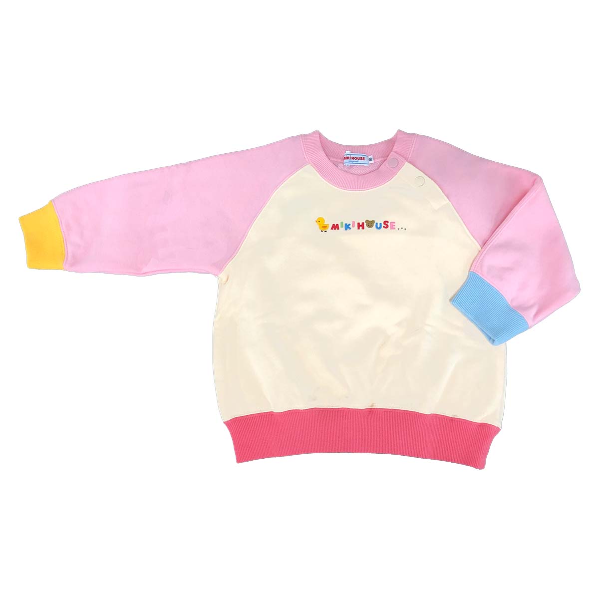 MIKI HOUSE Logo Bear Bunny Made in Japan Sweatshirt no-3262