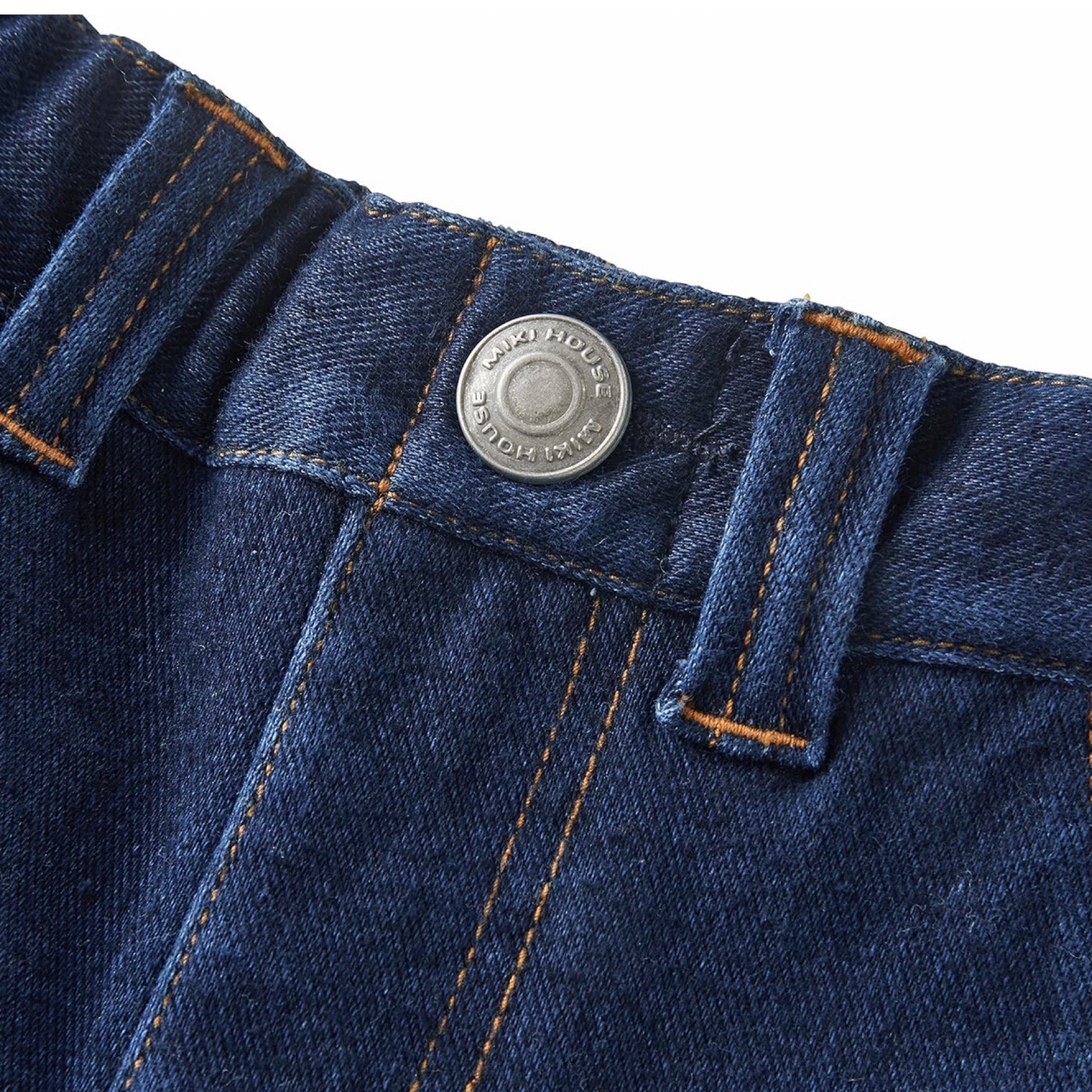 MIKI HOUSE Logo Denim Stretch Pants no-3283