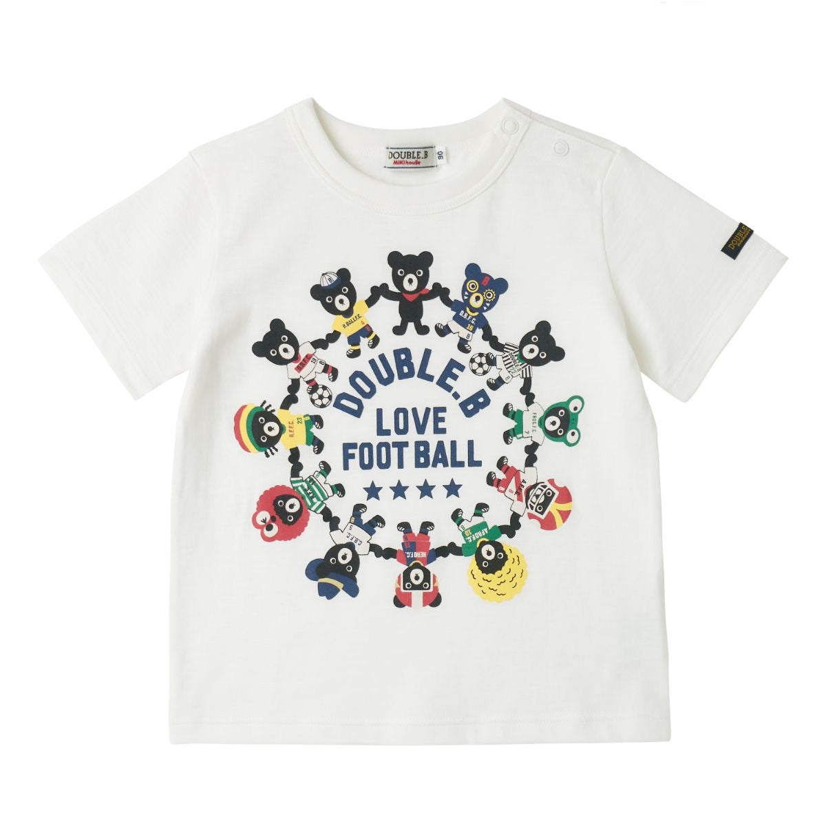 MIKI HOUSE Double B Short-Sleeve T-shirt no-3291