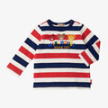MIKI HOUSE Bear Bunny Striped Made in Japan Long-Sleeve no-3252