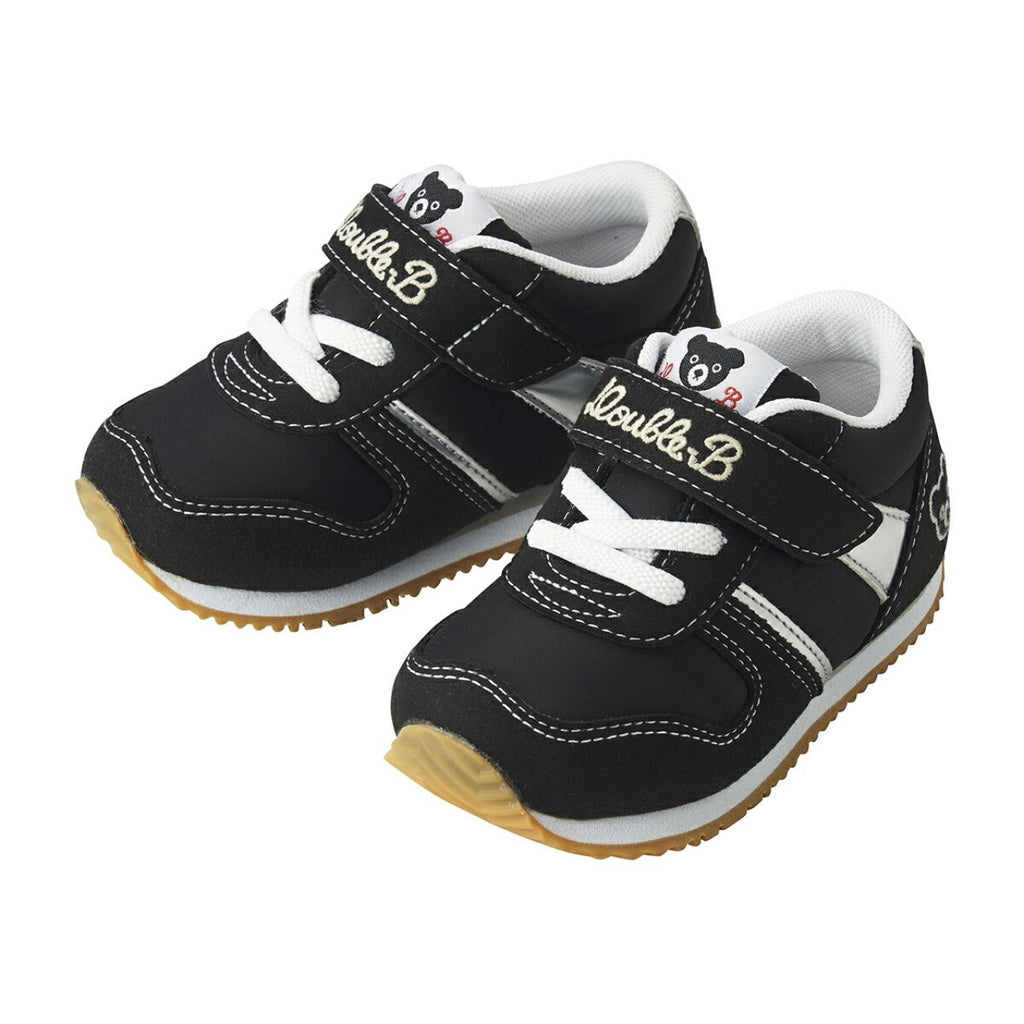 MH-NB019 - Mikihouse Double B Black Shoes