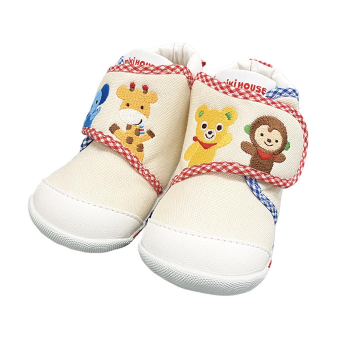 MK-NB215 - Mikihouse 特別款刺繡鞋 (11.5-13.5cm)