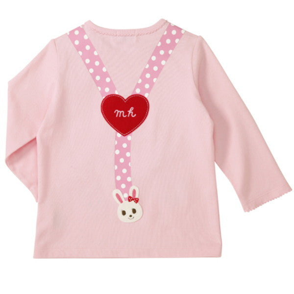 MK-NB084 - Mikihouse Long Sleeves Tshirt (Pink)