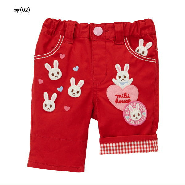 MK-NB132 - Mikihouse 7分褲 (Red)