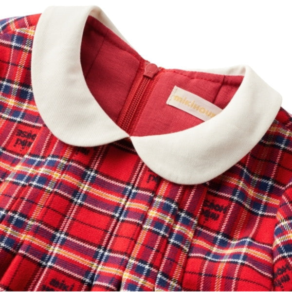 Mikihouse - 50%OFF Check Dress Girls Made in Japan Kids Baby - 80-90cm