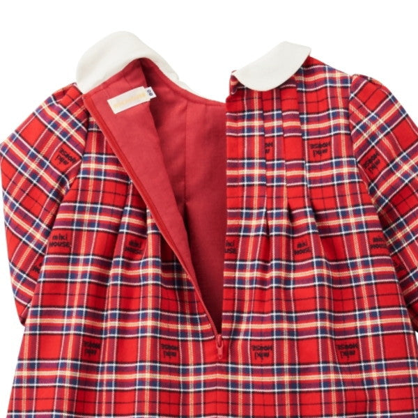 Mikihouse - 50%OFF Check Dress Girls Made in Japan Kids Baby - 80-90cm