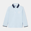 Boy rugby-style polo shirt - Jacadi Sky Blue