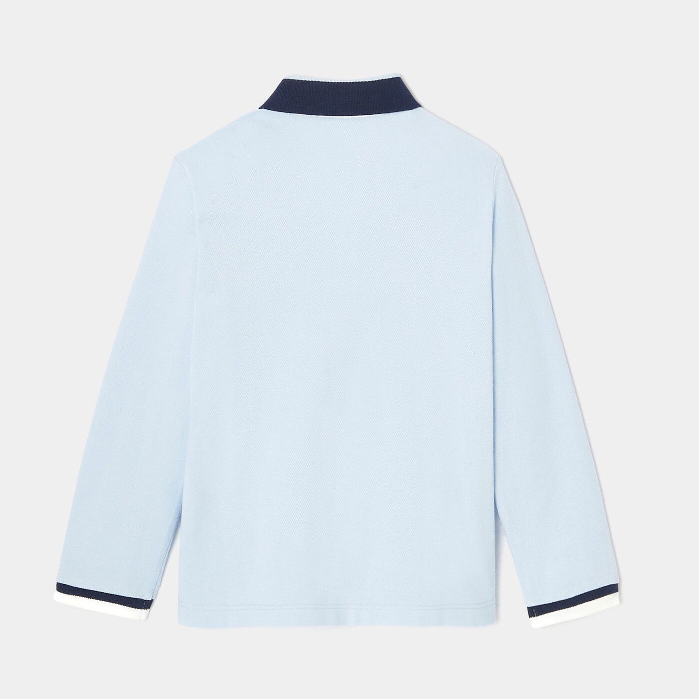 Boy rugby-style polo shirt - Jacadi Sky Blue