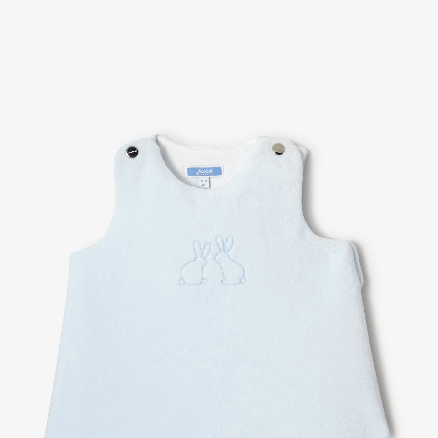 Sleeping Bag Di Velvet 0-6 Months - Jacadi Sky Blue