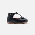 Baby girl first-step T-bar shoes - Navy Blue Jacadi