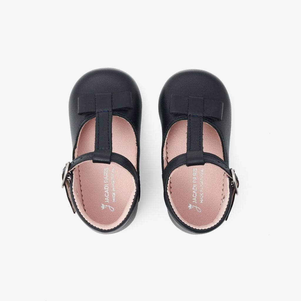 Décolléte With Cinturino a T First Steps For Baby Girl - Blu Navy Jacadi