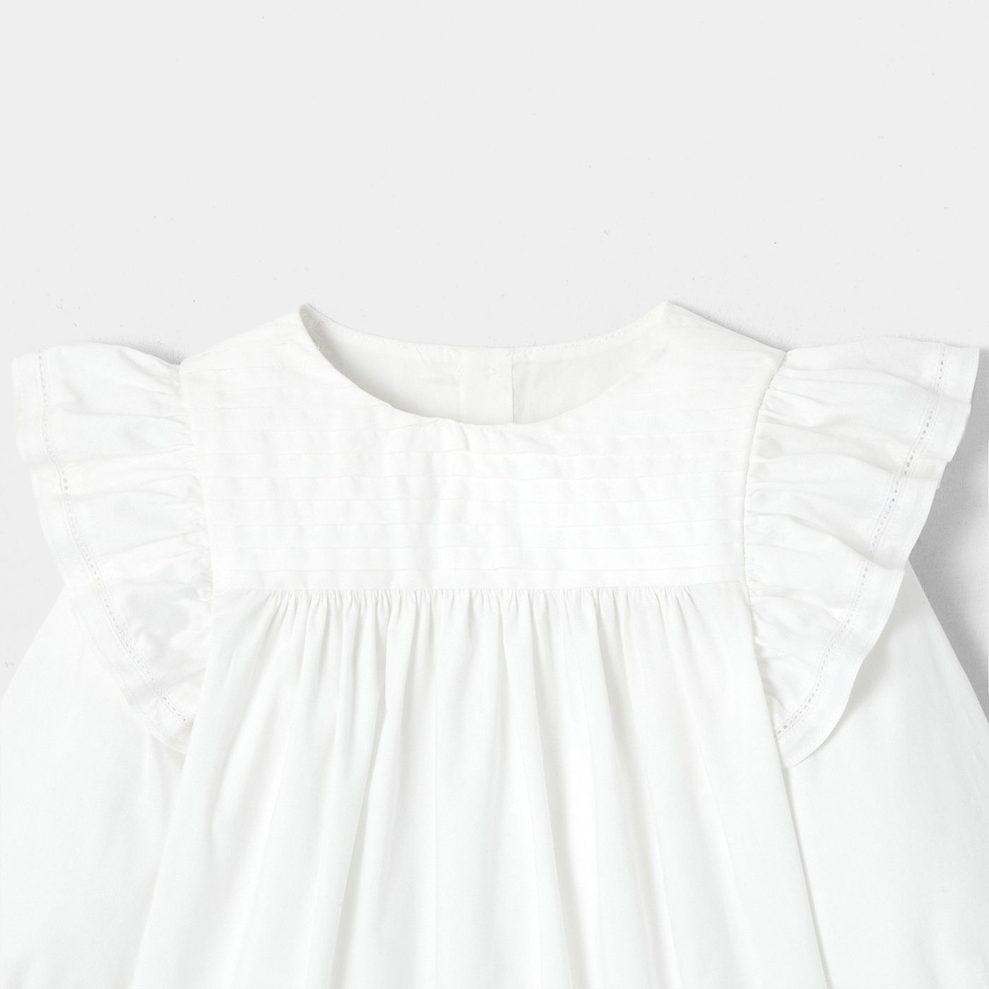 Baby girl long-sleeve blouse - White