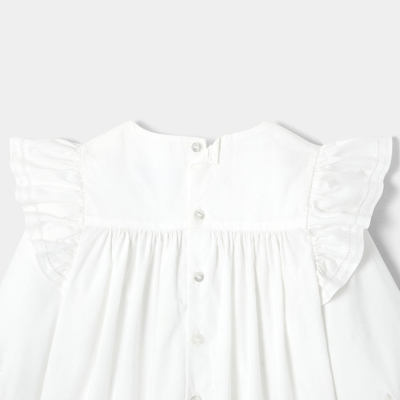 Baby girl long-sleeve blouse - White