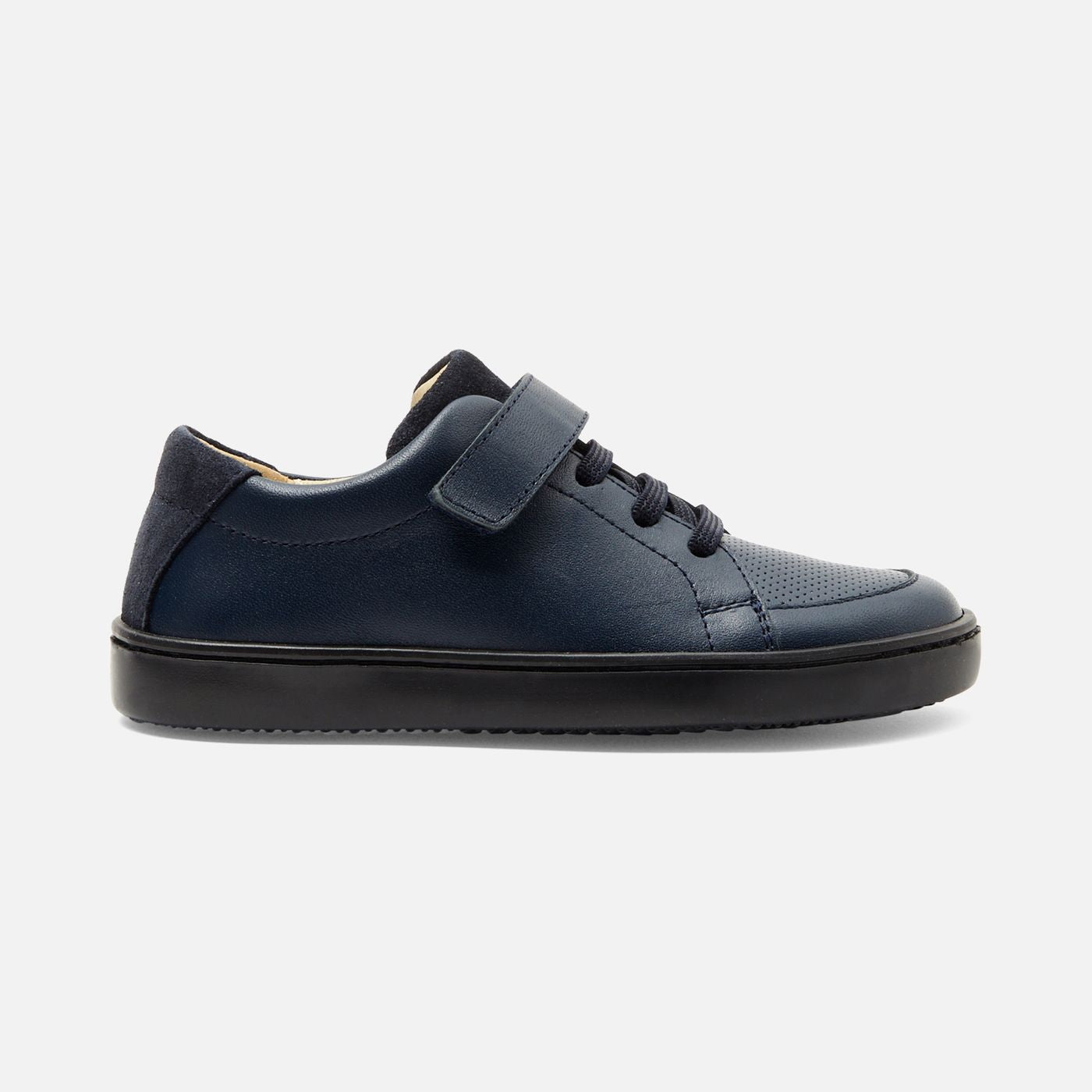 Boy leather tennis shoes - Jacadi Navy Blue