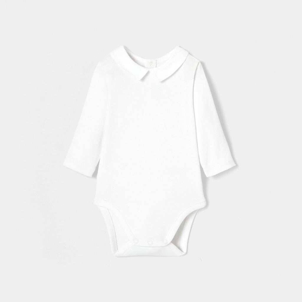 Baby boy long-sleeved bodysuit - Jacadi White