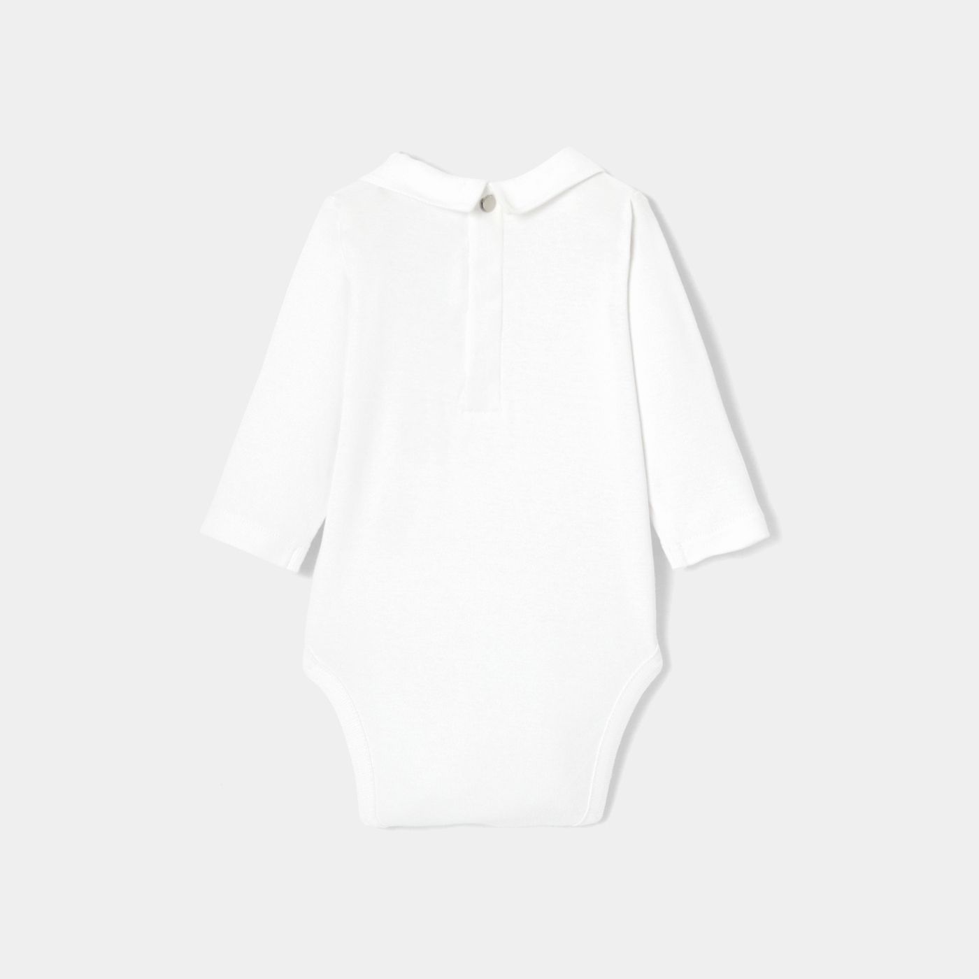 Baby boy long-sleeved bodysuit - Jacadi White