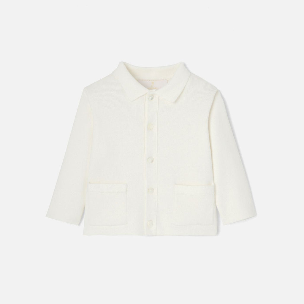 Baby boy occasion cardigan - Jacadi Sweet White