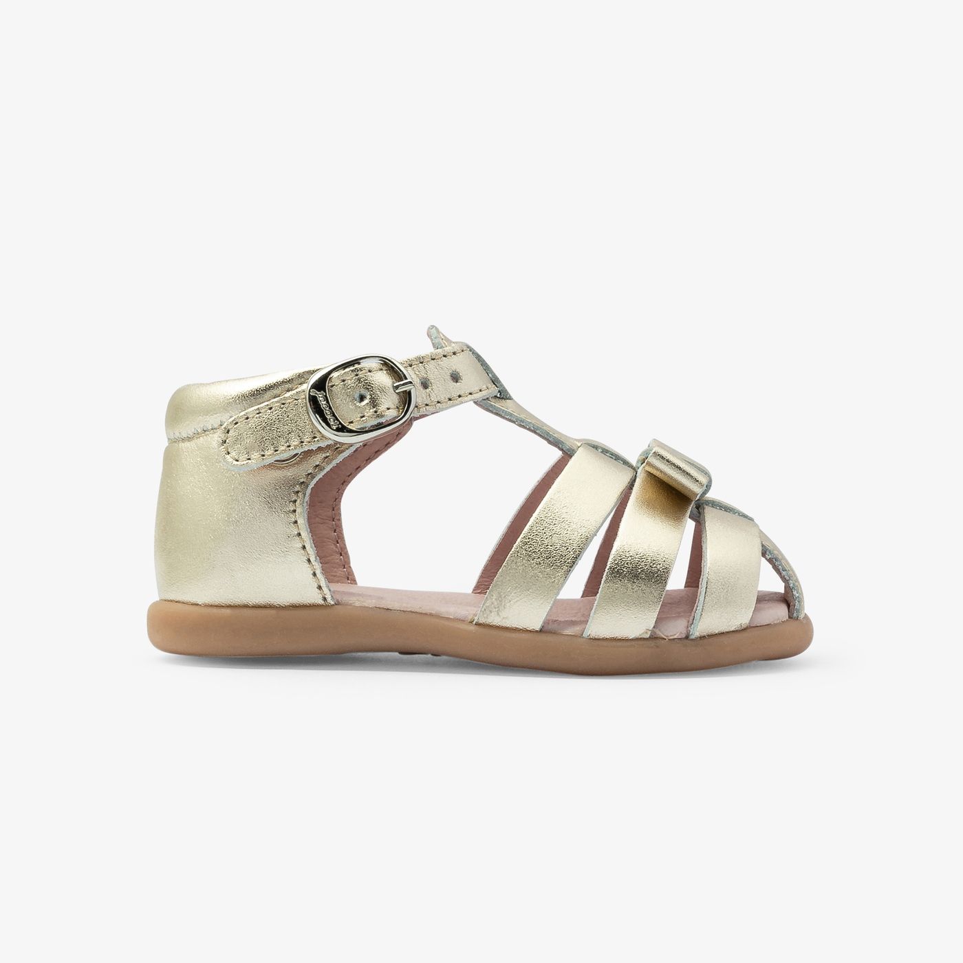 Leather Sandals Baby Girl - Gold