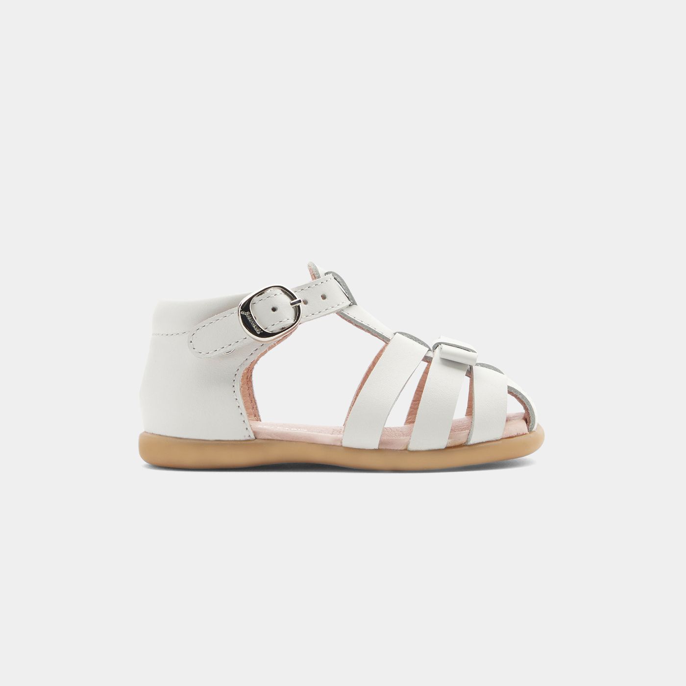 Baby girl leather sandals - Jacadi White