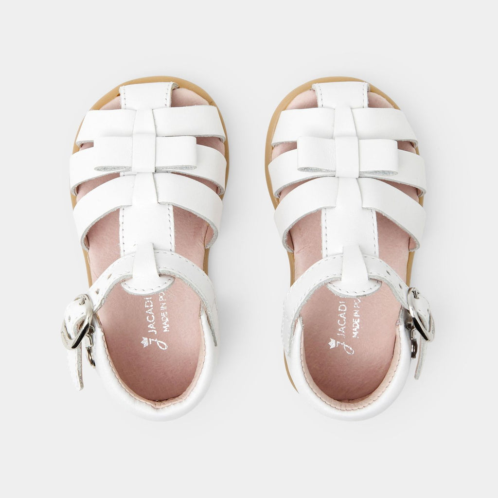 Baby girl leather sandals - Jacadi White