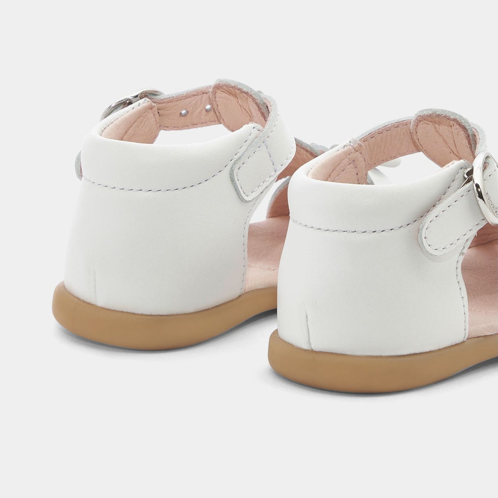 Baby girl leather sandals - Jacadi White