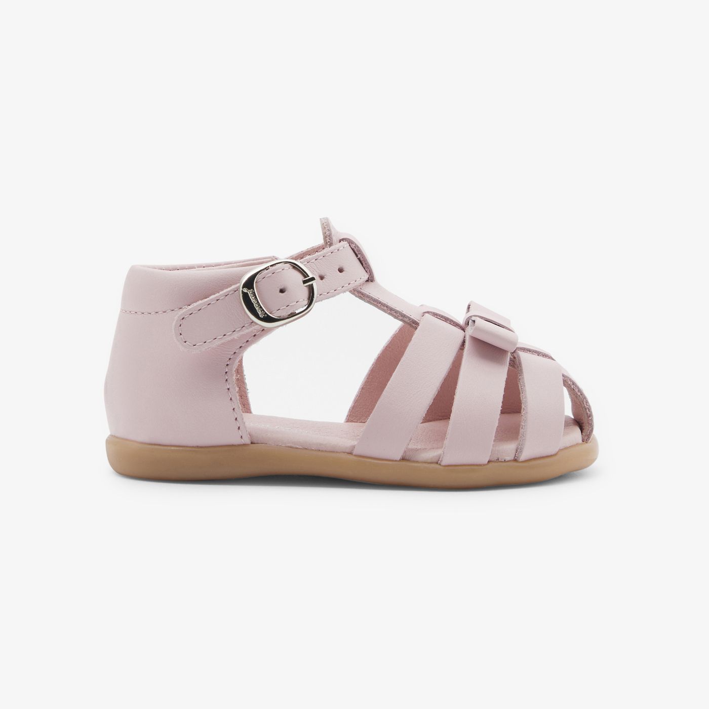 Baby girl leather sandals - Jacadi Pink
