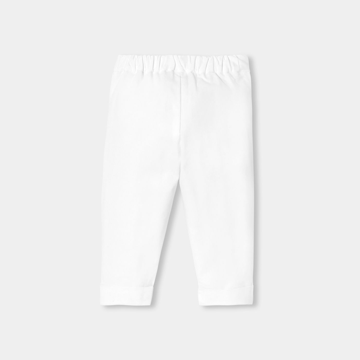 Baby boy ceremony trousers - White