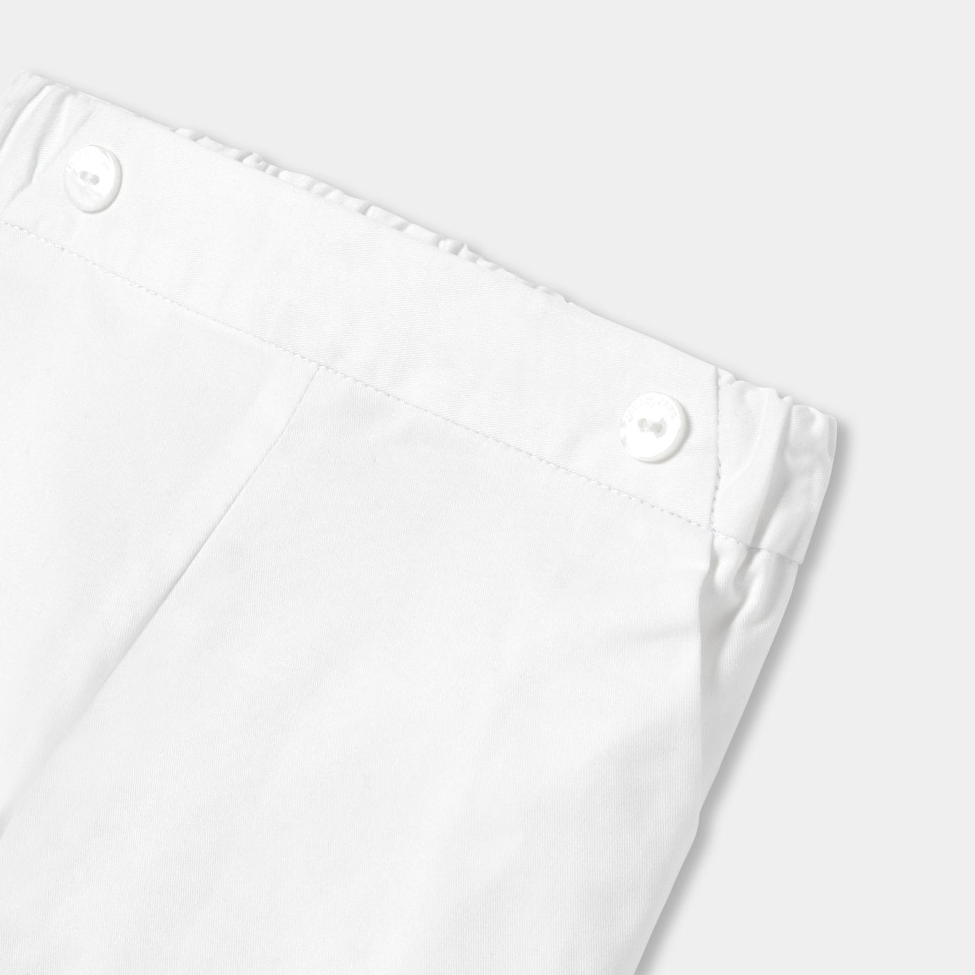 Baby boy ceremony trousers - White