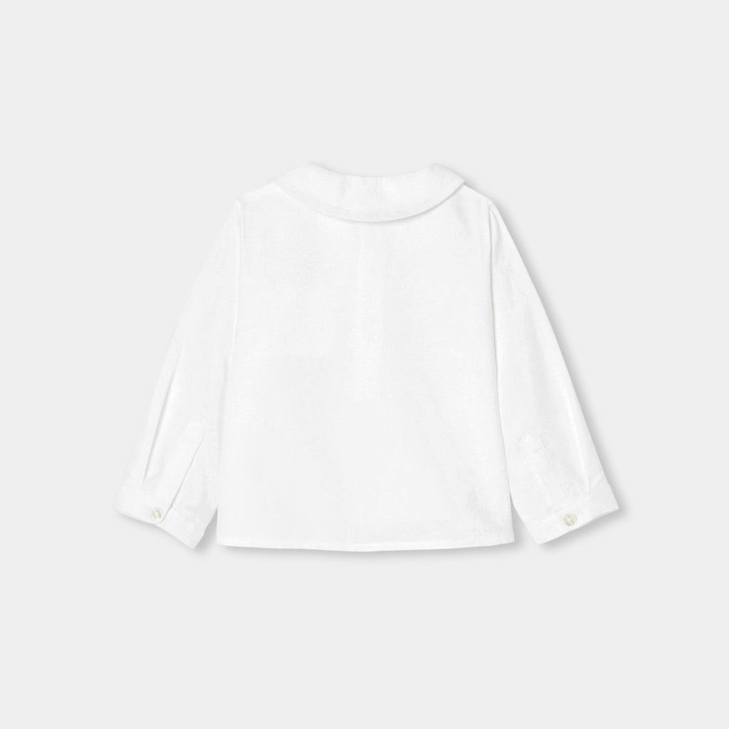 Baby boy Oxford shirt - White