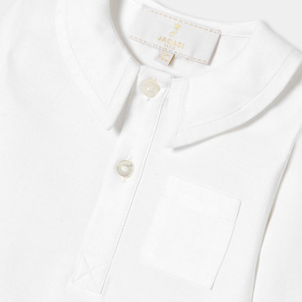 Baby boy Oxford shirt - White