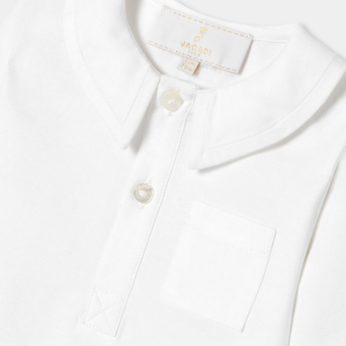 Baby boy Oxford shirt - White