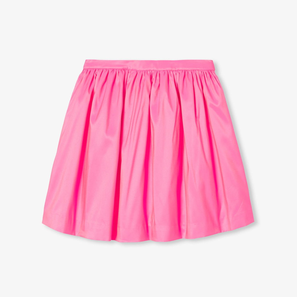 Girl taffeta skirt - Neon Pink