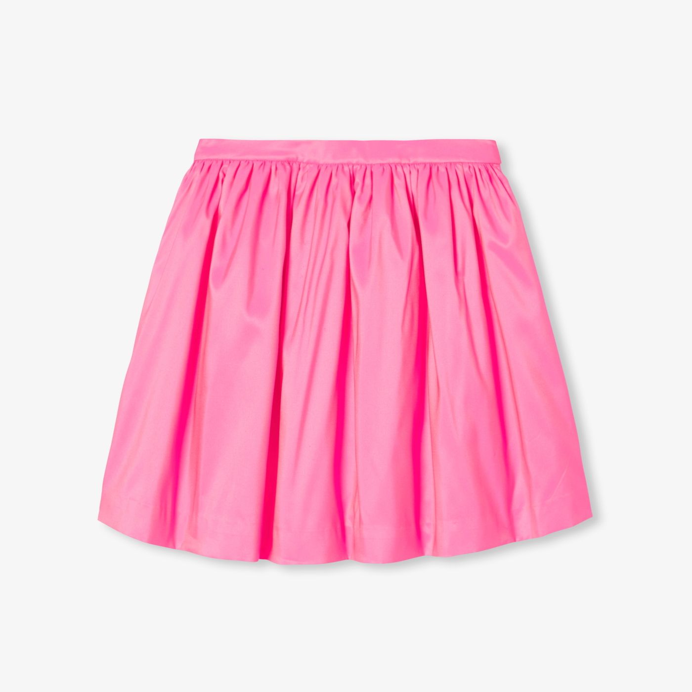 Girl taffeta skirt - Neon Pink