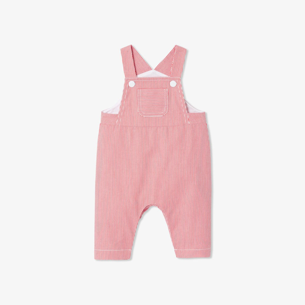Dungarees Lunga Baby Boy - White/Red