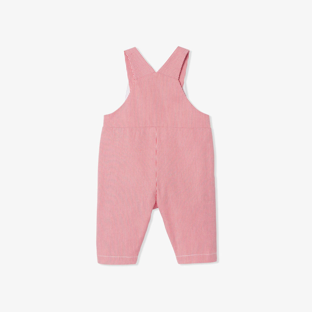 Dungarees Lunga Baby Boy - White/Red
